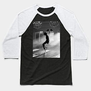 king of pop light window Baseball T-Shirt